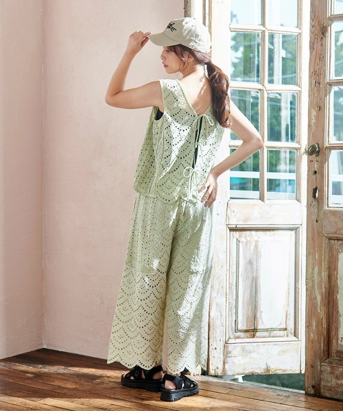 チチカカ(チチカカ)の「Shanti Shanti リカーモ2WAYトップス【WEB限定】(シャツ/ブラウス・レディース・ブルー/チャコールグレー/オリーブ・FREE)」の12枚目の写真