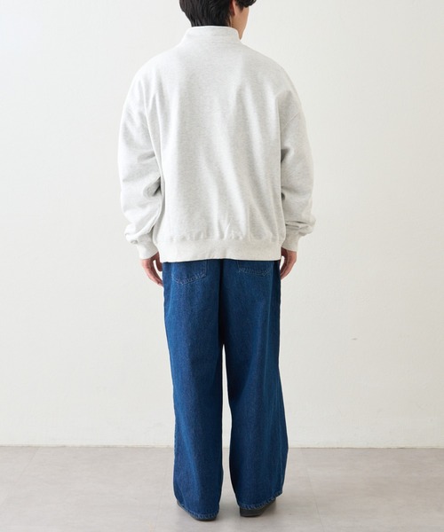 CIAOPANIC TYPY（チャオパニックティピー）の「【ユニセックス】ビックシルエットスタンドジップスウェットブルゾン（ブルゾン・メンズ・ライトグレー/チャコールグレー/ベージュ・MEDIUM/LARGE）」の22枚目の写真