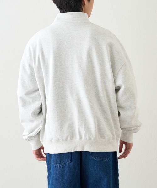 CIAOPANIC TYPY（チャオパニックティピー）の「【ユニセックス】ビックシルエットスタンドジップスウェットブルゾン（ブルゾン・メンズ・ライトグレー/チャコールグレー/ベージュ・MEDIUM/LARGE）」の19枚目の写真