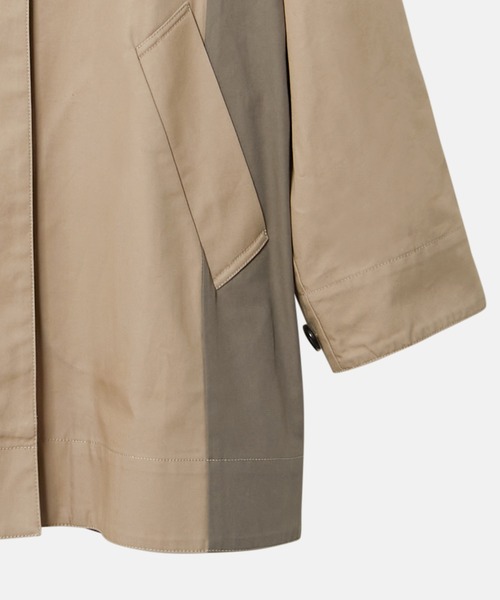 LE CIEL BLEU（ルシェルブルー）の「カラースキームカーコート / Color Scheme Car Coat（その他アウター・レディース・ベージュ/ブルー・36）」の15枚目の写真