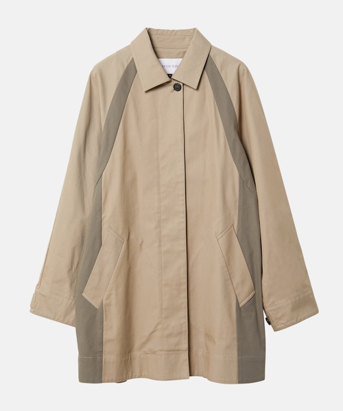 LE CIEL BLEU（ルシェルブルー）の「カラースキームカーコート / Color Scheme Car Coat（その他アウター・レディース・ベージュ/ブルー・36）」の18枚目の写真