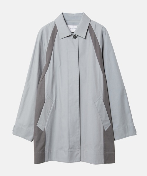 LE CIEL BLEU（ルシェルブルー）の「カラースキームカーコート / Color Scheme Car Coat（その他アウター・レディース・ベージュ/ブルー・36）」の6枚目の写真