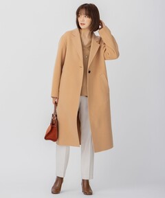 セール】ウールリバー フード付き ミドル丈コート（その他アウター