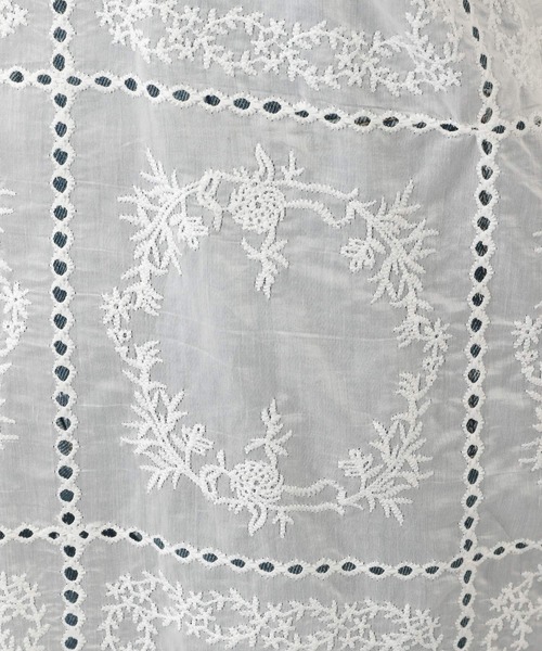 A part by(アパートバイ)の「エンブロイダリーキャミワンピース(ワンピース・レディース・オフホワイト/ライトピンク・FREE)」の14枚目の写真