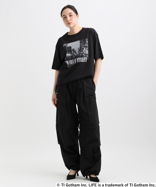GOOD ROCK SPEED(グッドロックスピード)の「【GOOD ROCK SPEED】LIFEフォトTシャツ(Tシャツ/カットソー・レディース・ブラック・FREE)」の5枚目の写真