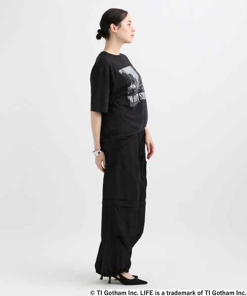 GOOD ROCK SPEED(グッドロックスピード)の「【GOOD ROCK SPEED】LIFEフォトTシャツ(Tシャツ/カットソー・レディース・ブラック・FREE)」の6枚目の写真
