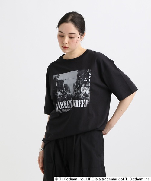 GOOD ROCK SPEED(グッドロックスピード)の「【GOOD ROCK SPEED】LIFEフォトTシャツ(Tシャツ/カットソー・レディース・ブラック・FREE)」の9枚目の写真