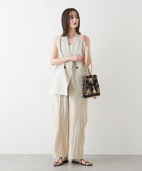 SENSE OF PLACE by URBAN RESEARCH（センスオブプレイスバイアーバンリサーチ）の「コードシシュウバッグ（ショルダーバッグ・レディース・ベージュ/ブラック・ONE）」の12枚目の写真