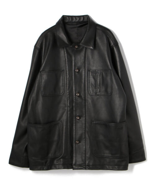 Schott ラムレザー カバーオールジャケット LAMB LEATHER COVERALL JACKET/ラムレザー カバーオール