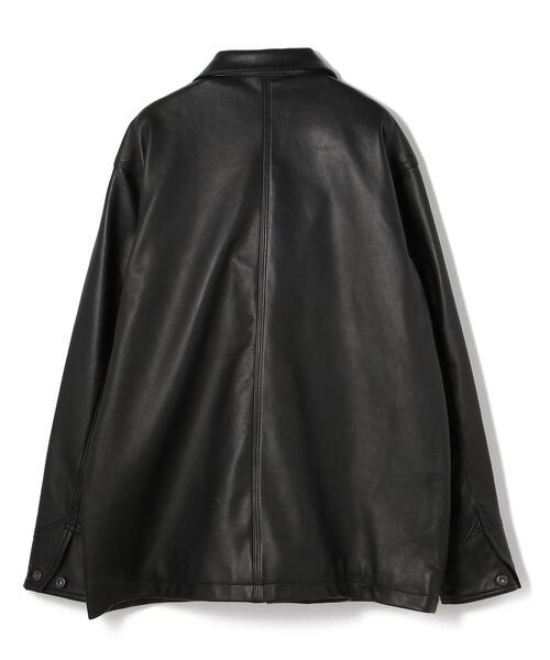 schott（ショット）の「Schott/ショット/LAMB LEATHER COVERALL JACKET/ラムレザー カバーオール ジャケット（ライダースジャケット・メンズ・ブラック・2XL/XL/L/M/S）」の18枚目の写真