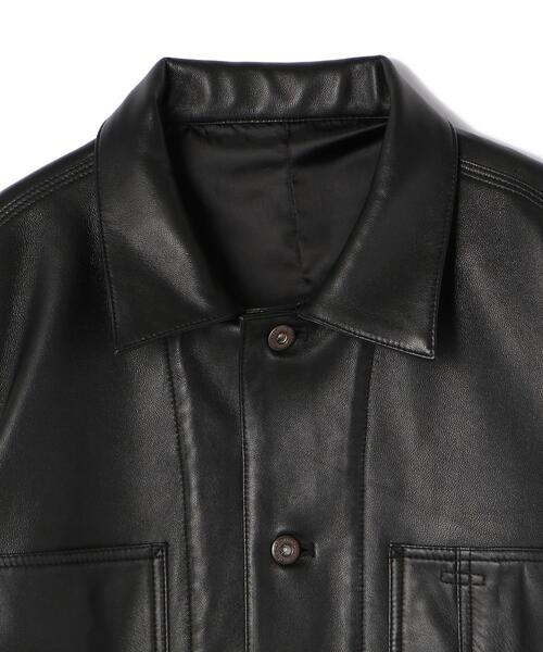 schott（ショット）の「Schott/ショット/LAMB LEATHER COVERALL JACKET/ラムレザー カバーオール ジャケット（ライダースジャケット・メンズ・ブラック・2XL/XL/L/M/S）」の19枚目の写真