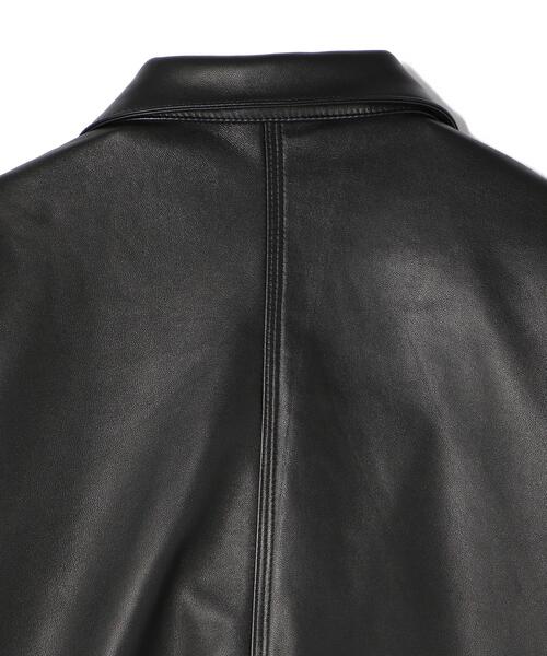 schott（ショット）の「Schott/ショット/LAMB LEATHER COVERALL JACKET/ラムレザー カバーオール ジャケット（ライダースジャケット・メンズ・ブラック・2XL/XL/L/M/S）」の20枚目の写真