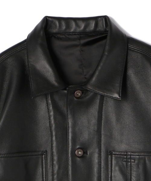 Schott ラムレザー カバーオールジャケット Schott/ショット/LAMB LEATHER COVERALL JACKET/ラムレザー