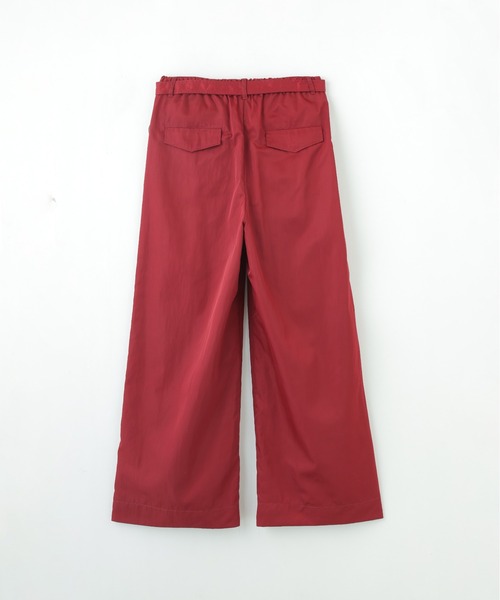 ROSE BUD(ローズバッド)の「NYLON TUCK PANTS(その他パンツ・レディース・バーガンディー/カーキ/グレー・ONE SIZE)」の8枚目の写真