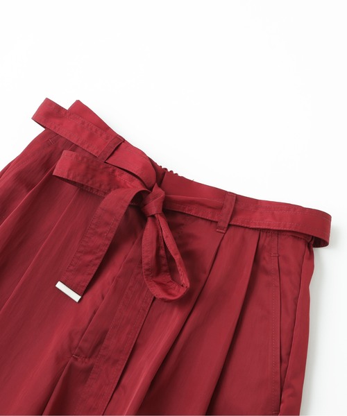 ROSE BUD(ローズバッド)の「NYLON TUCK PANTS(その他パンツ・レディース・バーガンディー/カーキ/グレー・ONE SIZE)」の9枚目の写真