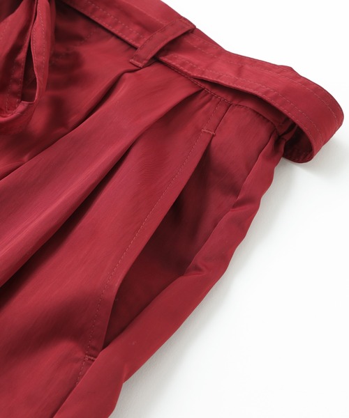 ROSE BUD(ローズバッド)の「NYLON TUCK PANTS(その他パンツ・レディース・バーガンディー/カーキ/グレー・ONE SIZE)」の10枚目の写真