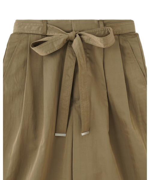 ROSE BUD(ローズバッド)の「NYLON TUCK PANTS(その他パンツ・レディース・バーガンディー/カーキ/グレー・ONE SIZE)」の7枚目の写真