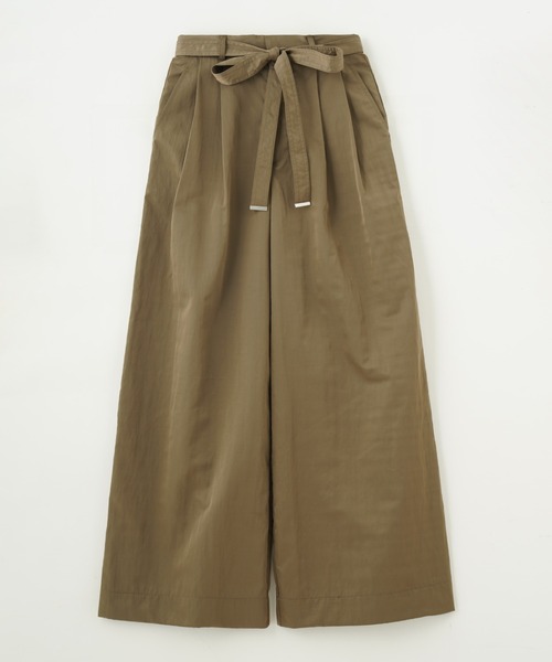 ROSE BUD(ローズバッド)の「NYLON TUCK PANTS(その他パンツ・レディース・バーガンディー/カーキ/グレー・ONE SIZE)」の16枚目の写真
