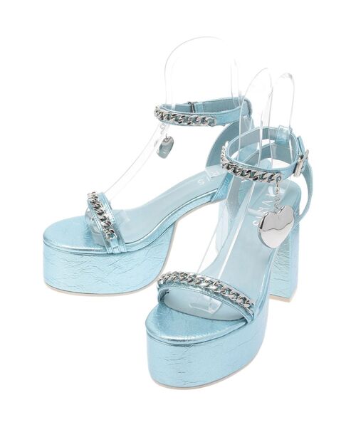 EVRIS(エヴリス)の「ハートモチーフストラップヒールサンダル(サンダル・レディース・ホワイト/ブルー/ブラック・LARGE/MEDIUM/SMALL)」の17枚目の写真