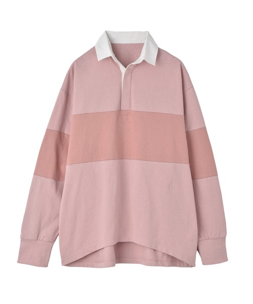 AKTE（アクテ）の「コットンラガーシャツ（Tシャツ/カットソー・レディース・ピンク/ネイビー・FREE）」の5枚目の写真