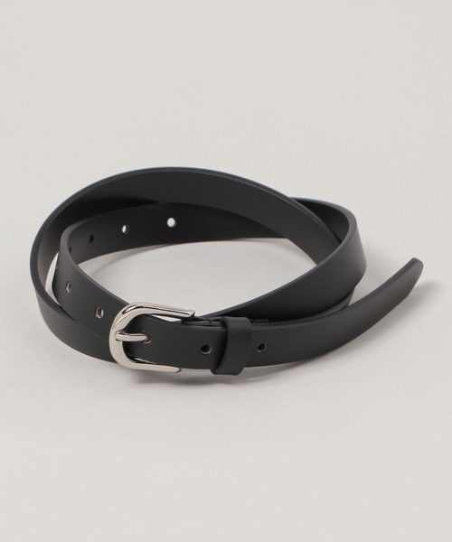RAGEBLUE（レイジブルー）の「レザーベーシックベルト（ベルト・レディース・ブラック・FREE）」の2枚目の写真