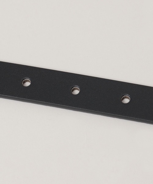 RAGEBLUE（レイジブルー）の「レザーベーシックベルト（ベルト・レディース・ブラック・FREE）」の5枚目の写真