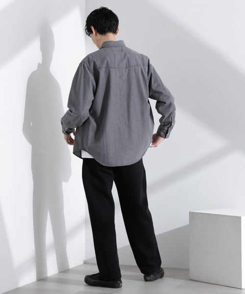 NANO universe（ナノユニバース）の「ダンボール 2wayイージーパンツ（その他パンツ・メンズ・ブラック/トップグレー・L/M/S）」の20枚目の写真