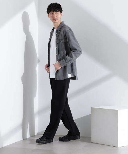 NANO universe（ナノユニバース）の「ダンボール 2wayイージーパンツ（その他パンツ・メンズ・ブラック/トップグレー・L/M/S）」の21枚目の写真