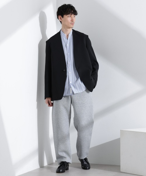 NANO universe（ナノユニバース）の「ダンボール 2wayイージーパンツ（その他パンツ・メンズ・ブラック/トップグレー・L/M/S）」の13枚目の写真