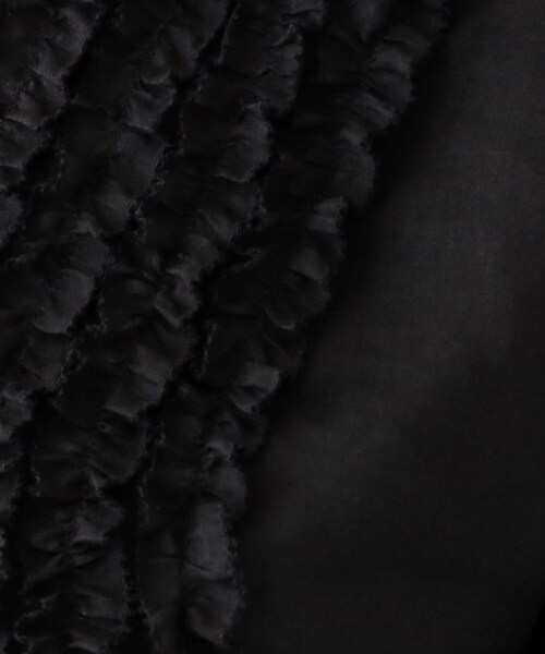 COUP DE CHANCE（クードシャンス）の「◆【ラミー100％／洗える】夏におすすめ！華やかフリルデザインブラウス（シャツ/ブラウス・レディース・ホワイト/ピンク系/ブラック/ブルーグリーン/ナチュラル・34/36/38/40）」の21枚目の写真