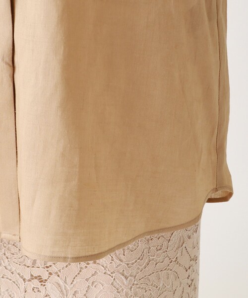 COUP DE CHANCE（クードシャンス）の「◆【ラミー100％／洗える】夏におすすめ！華やかフリルデザインブラウス（シャツ/ブラウス・レディース・ホワイト/ピンク系/ブラック/ブルーグリーン/ナチュラル・34/36/38/40）」の13枚目の写真