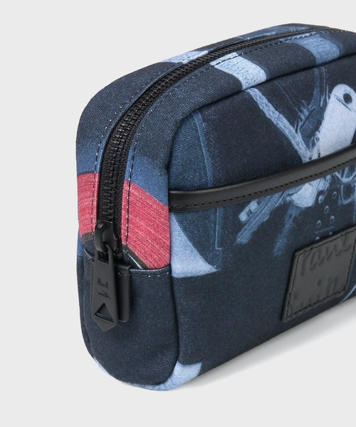 Paul Smith(ポールスミス)の「オブジェクトプリント ポーチ【353001 N050C】(ポーチ・メンズ・ネイビー・FREE)」の2枚目の写真