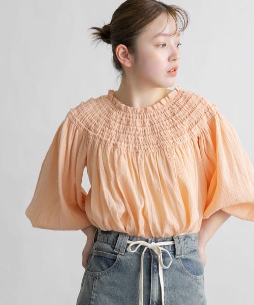 DEICY シャーリングコットンブラウス　２点セット BLOUSE