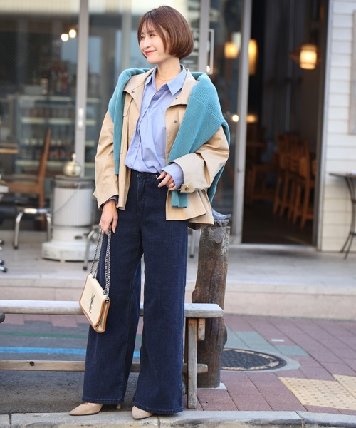 Ehre style(エーレスタイル)の「アラフォー世代へ やっぱりデニムが好き!超ストレッチ(デニムパンツ・レディース・インディゴブルー・M/L)」の2枚目の写真