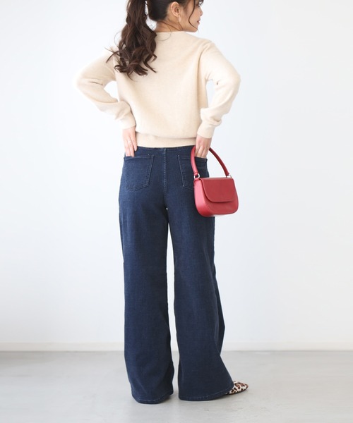 Ehre style(エーレスタイル)の「アラフォー世代へ やっぱりデニムが好き!超ストレッチ(デニムパンツ・レディース・インディゴブルー・M/L)」の4枚目の写真