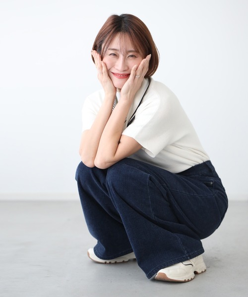 Ehre style(エーレスタイル)の「アラフォー世代へ やっぱりデニムが好き!超ストレッチ(デニムパンツ・レディース・インディゴブルー・M/L)」の5枚目の写真