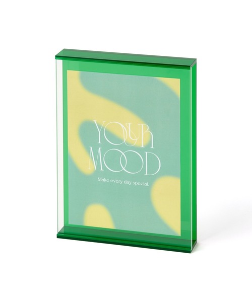 セール】カラフルアクリルフレームBOX L グリーン（フォトフレーム