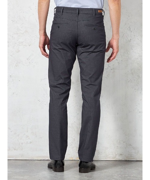 EDWIN（エドウィン）の「【EDWINデニスラ】シャンブレー パンツ ストレッチ【セットアップ商品有】（スラックス・メンズ・ネイビー/ライトグレー・34inch/32inch/30 inch/33inch/36inch/31inch）」の4枚目の写真