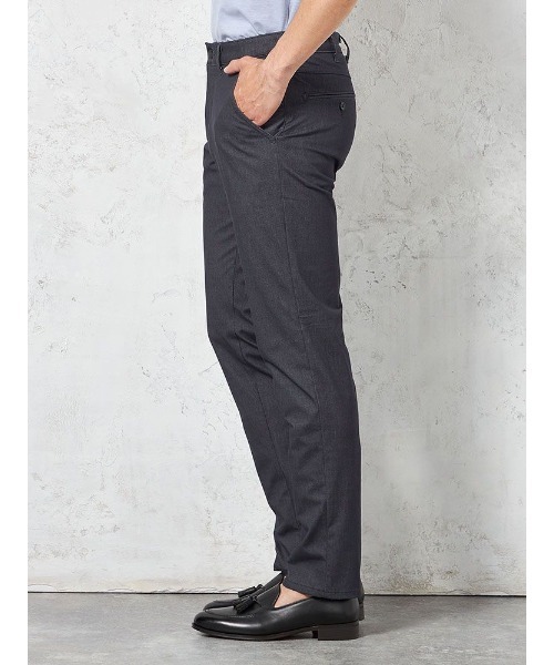 EDWIN（エドウィン）の「【EDWINデニスラ】シャンブレー パンツ ストレッチ【セットアップ商品有】（スラックス・メンズ・ネイビー/ライトグレー・34inch/32inch/30 inch/33inch/36inch/31inch）」の3枚目の写真