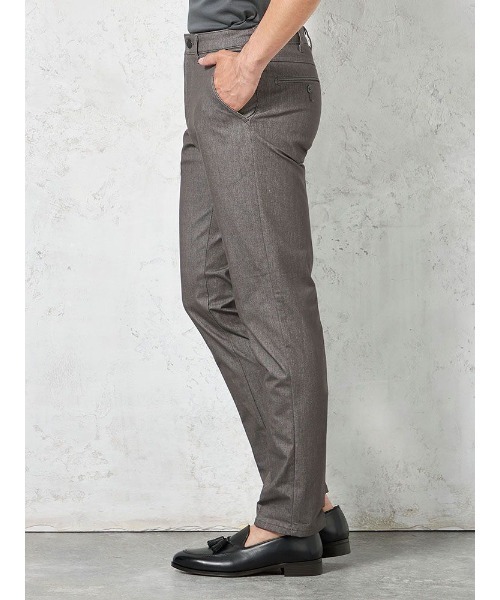EDWIN（エドウィン）の「【EDWINデニスラ】シャンブレー パンツ ストレッチ【セットアップ商品有】（スラックス・メンズ・ネイビー/ライトグレー・34inch/32inch/30 inch/33inch/36inch/31inch）」の12枚目の写真