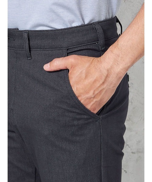 EDWIN（エドウィン）の「【EDWINデニスラ】シャンブレー パンツ ストレッチ【セットアップ商品有】（スラックス・メンズ・ネイビー/ライトグレー・34inch/32inch/30 inch/33inch/36inch/31inch）」の6枚目の写真