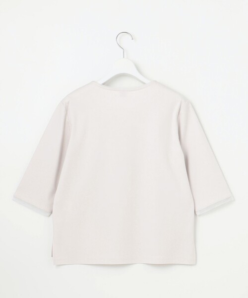 J.PRESS(ジェイプレス)の「【WEB限定カラーあり・洗える】スムースジャージー カットソー(Tシャツ/カットソー・レディース・ホワイト系/ネイビー系/ライトグレー系・T13/T15)」の17枚目の写真