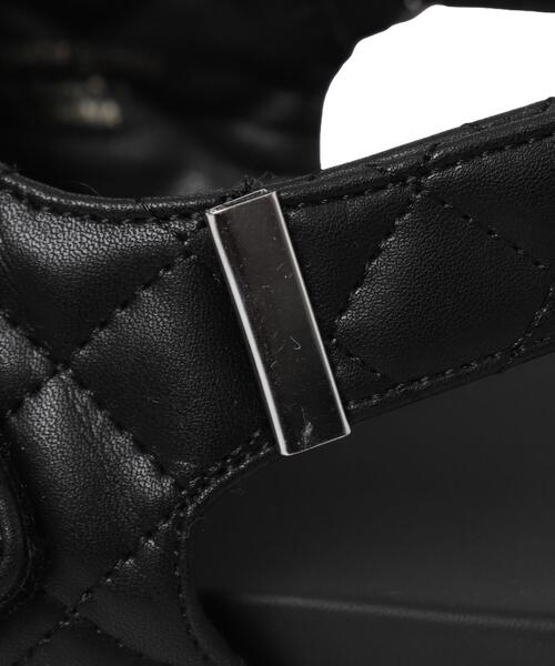 WEGO（ウィゴー）の「WEGO/厚底キルティングサンダル（サンダル・レディース・ホワイト/ブラック・MEDIUM/LARGE）」の18枚目の写真