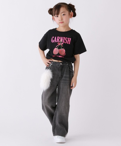 10C REPIPI（ジューシーレピピ）の「【10C REPIPI】RibonCherryTシャツ（Tシャツ/カットソー・キッズ・ブラック/レッド/ホワイト/ピンク・130cm/120cm/110cm）」の7枚目の写真