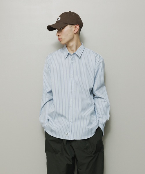 BAL（バル）の「HALF FLY BUTTON SHIRT（シャツ/ブラウス・メンズ・ブルー・1/2/3）」の5枚目の写真