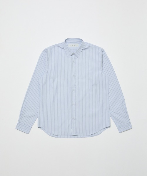 BAL（バル）の「HALF FLY BUTTON SHIRT（シャツ/ブラウス・メンズ・ブルー・1/2/3）」の6枚目の写真