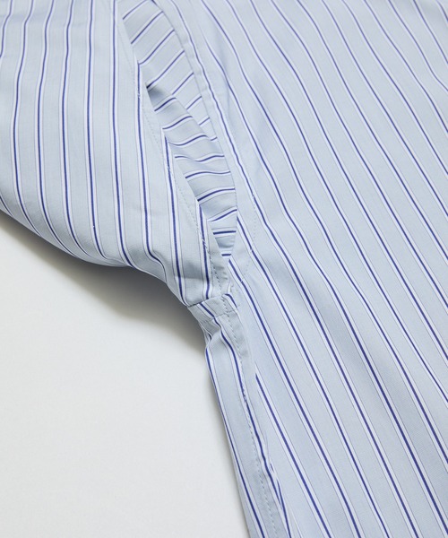 BAL（バル）の「HALF FLY BUTTON SHIRT（シャツ/ブラウス・メンズ・ブルー・1/2/3）」の12枚目の写真