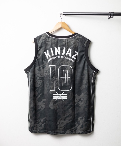 ARCHIVER（アーカイバ）の「【RS】【KINJAZ】MESH Basket Shirt（Tシャツ/カットソー・メンズ・ブラック・LARGE/MEDIUM）」の2枚目の写真