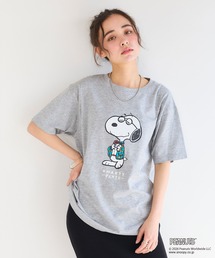 【PEANUTS/ピーナッツ】SNOOPY/スヌーピー「JOE PREPPY」プリントTシャツ