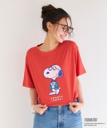 【PEANUTS/ピーナッツ】SNOOPY/スヌーピー「JOE PREPPY」プリントTシャツ